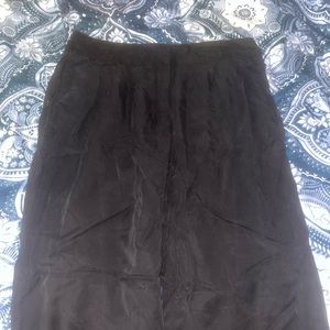 High rise black pants